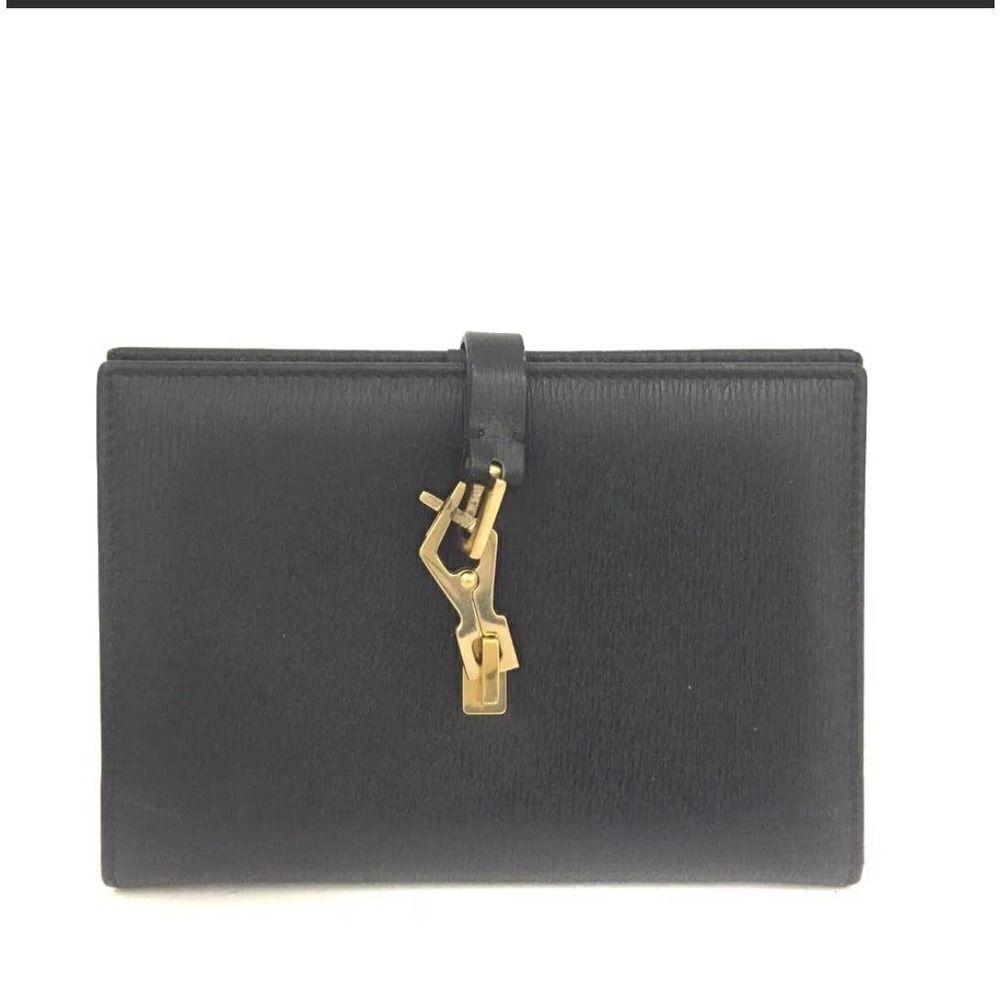Authentic GUCCI Jackie GG Logo Leather Notebook